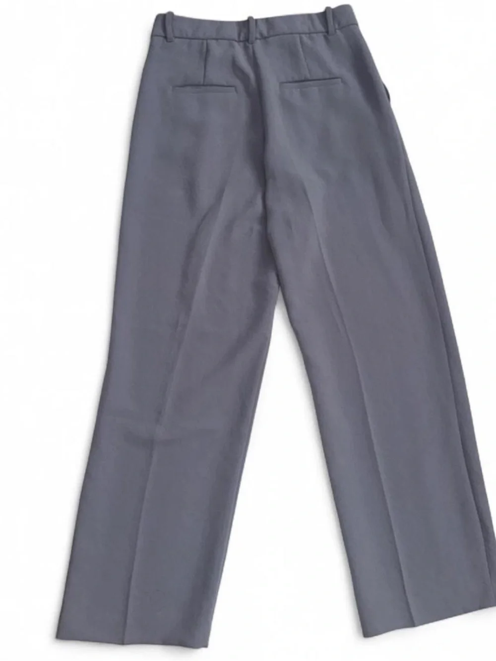Wilfred Light Gray High-Waist Wide-Leg Trousers - Picture 3 of 5